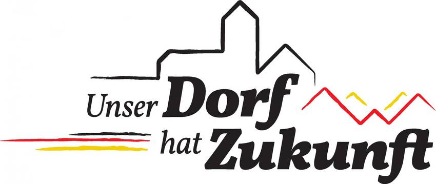 dorfwettbewerb 27 logo Logo Dorfwettbewerb mit dem Schriftzug "Unser Dorf hat Zukunft"