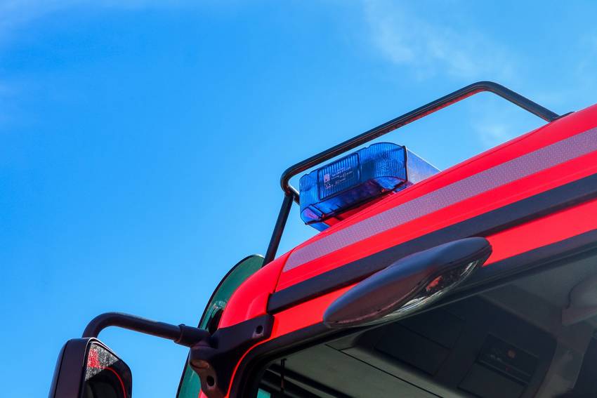 Blaulicht einer Feuerwehr Blaulicht einer Feuerwehr