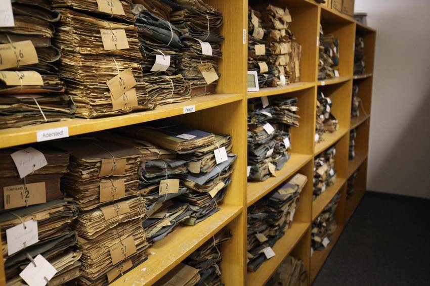 Bild von Unterlagen im Kreisarchiv Bild von Unterlagen im Kreisarchiv