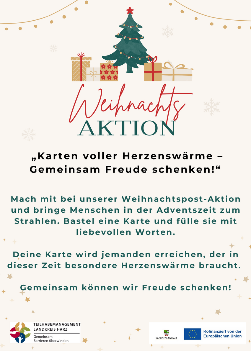 Weihnachtspost-Aktion „Karten voller Herzenswärme – Gemeinsam Freude schenken!“ &copy; Esther Jödecke