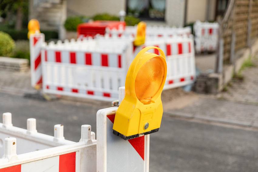 absperrung stra e baustelle absperrung stra e baustelle