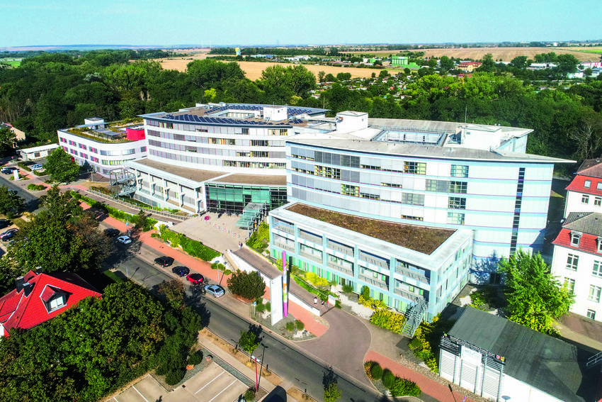 Luftaufnahme Harzklinikum Ditfurter Weg 24 in Quedlinburg &copy; Harzklinikum