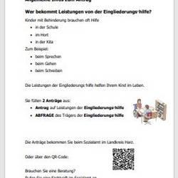 Ausfüllhilfe in Leichter Sprache © Screenshot