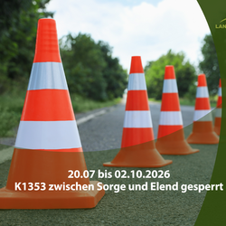 K1353 zwischen Sorge und Elend gesperrt vorlage f r stra ensperrungen 1