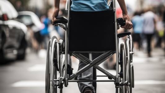 Ruhlstuhlfahrer im Straßenverkehr