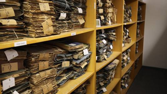 Bild von Unterlagen im Kreisarchiv