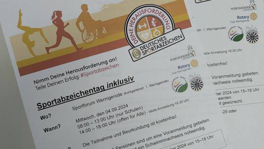 Foto Flyer Aktionstag Deutsches Sportabzeichen Foto Flyer Aktionstag Deutsches Sportabzeichen