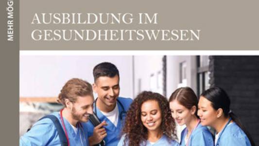 Titelseite Ausbildung im Gesundheitswesen
