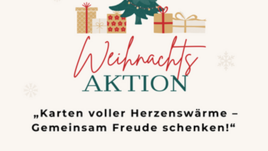 Weihnachtspost-Aktion „Karten voller Herzenswärme – Gemeinsam Freude schenken!“