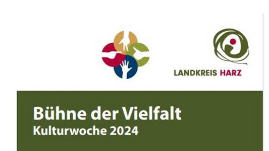 Flyer Kulturveranstaltung Abgebildet ist das Logo vom Landkreis und dem Örtlichen Teilhabemanagement und der Name der Veranstaltung.