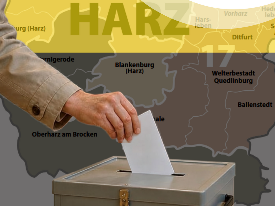 Landtagswahlen im Landkreis Harz bild wahlbenachrichtigung